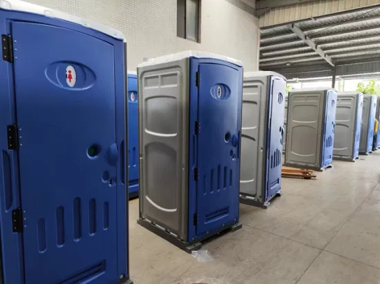 Hochwertige, langlebige mobile Toilette aus HDPE-Kunststoff für den Außenbereich