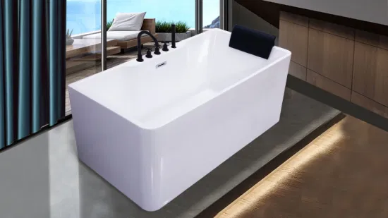 Fabrik produziert modische freistehende SPA-Badewanne aus Acryl mit fester Oberfläche
